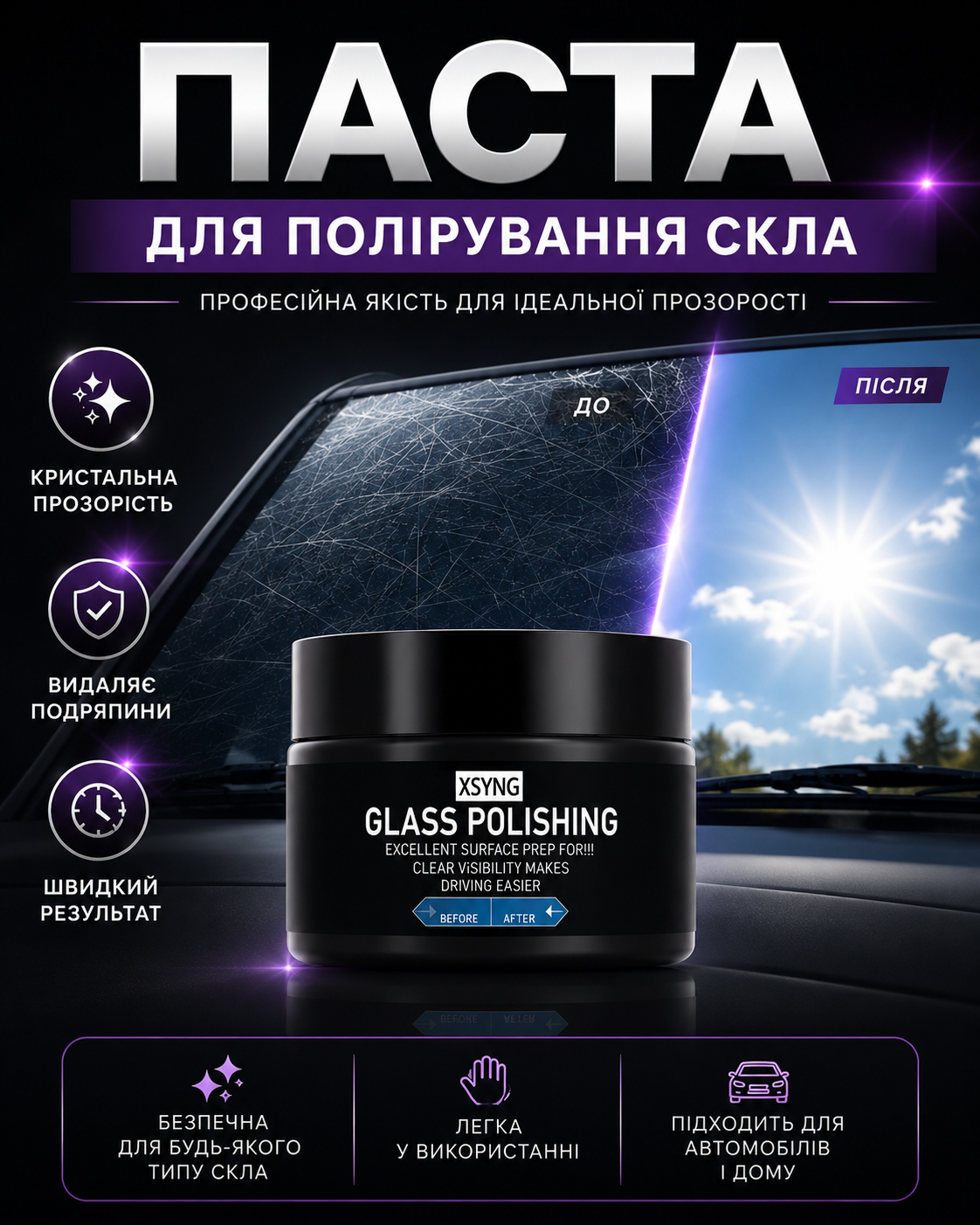 Скло без подряпин